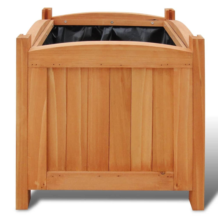 VIDAXL -Pflanzer erhöhten 2 PCs 30x30x30 cm Holz