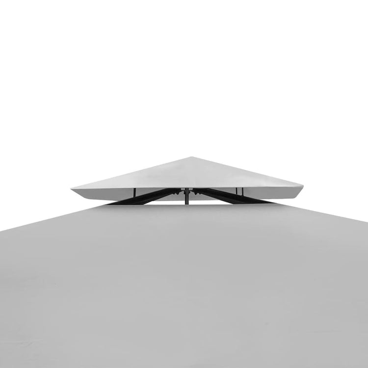 Vidaxl -Laube mit Dach 3x4 m Creme weiß