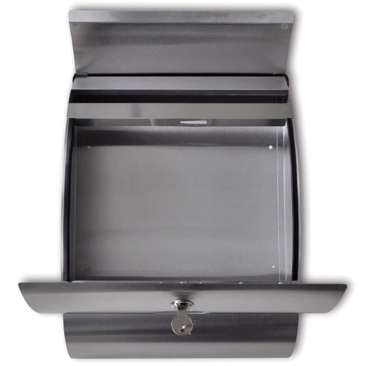 Vidaxl Letterbox Edelstahl