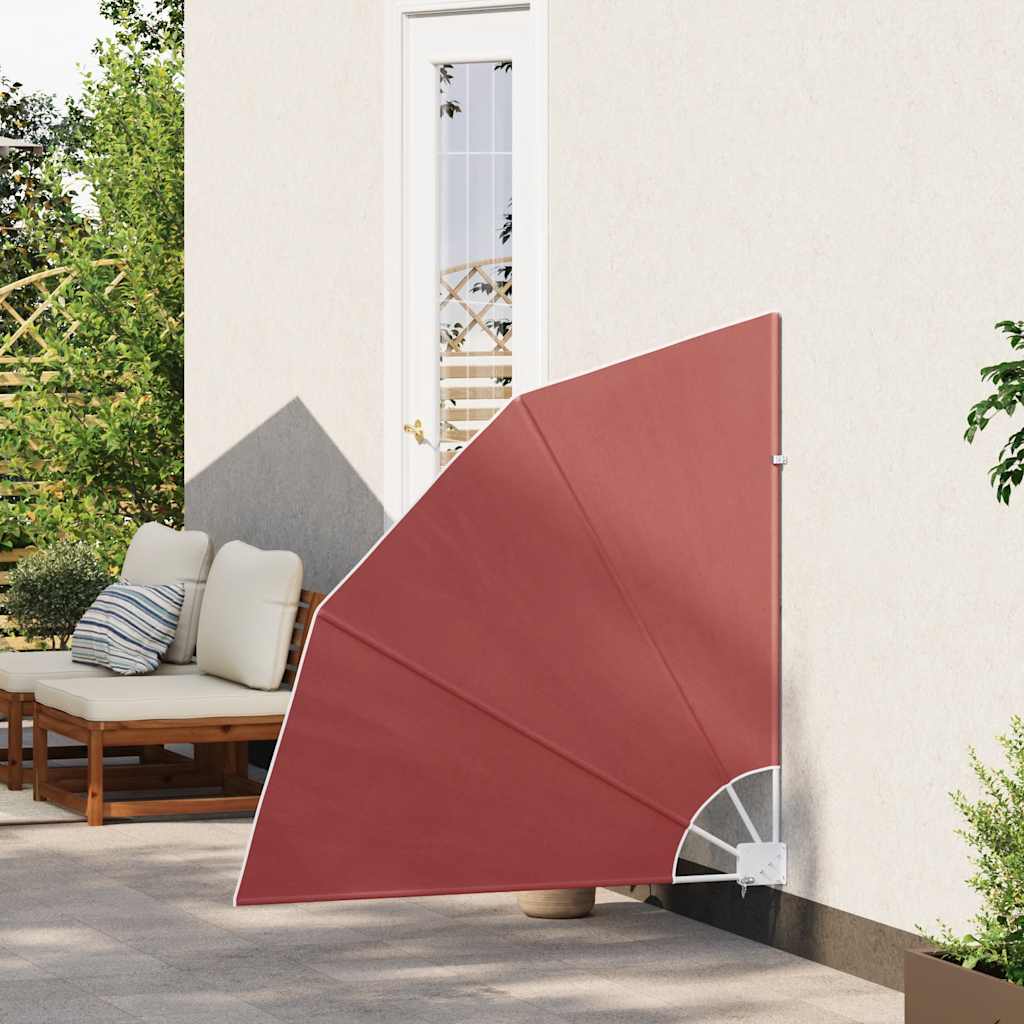 Vidaxx faltbarer Balkonschirm 140x140 cm terrakottafarben