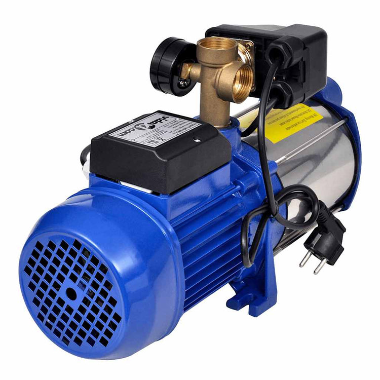 VIDAXL JET PUMP mit Wasserstand 1300 W 5100 L u (blau)