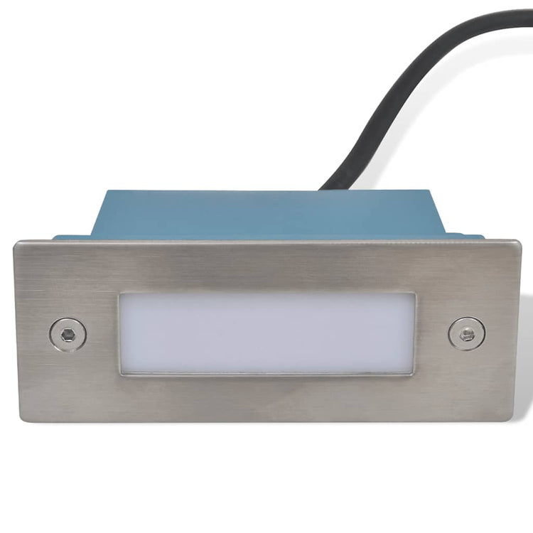 Vidaxl Treppeninvestitionsspot 2 ST LED 44x111x56 mm