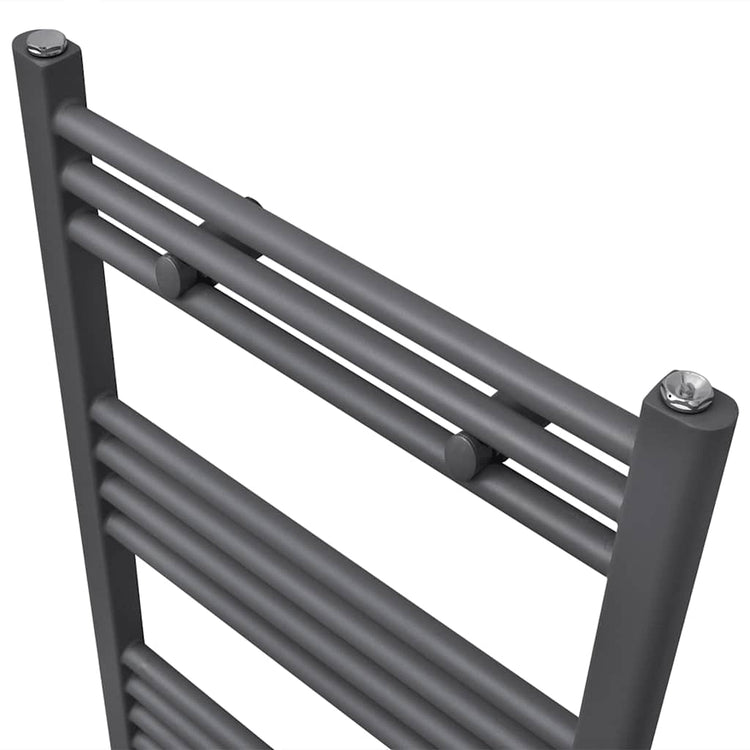 Vidaxl Kühlerhandtuchregal gerade 480 x 480 mm grau