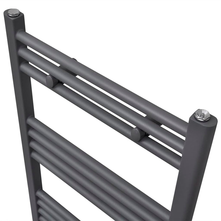 Vidaxl Kühlerhandtuchregal gerade 600x1160 mm grau
