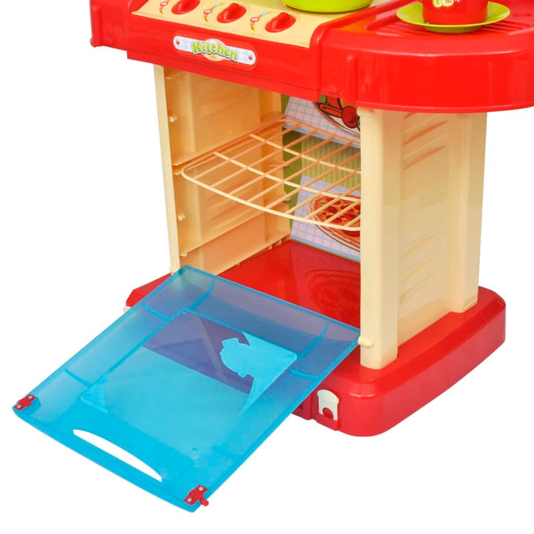 Vidaxl Kinderspielküche mit Lichtern Soundeffekte