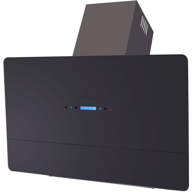 VIDAXL -Extraktorhaube mit Touchscreen 900 mm schwarz