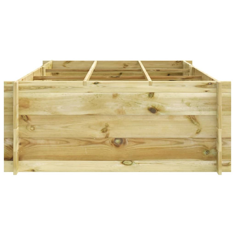 VIDAXL -Pflanzer erhöhte 150 x 100 x 40 cm imprägnierte Holz