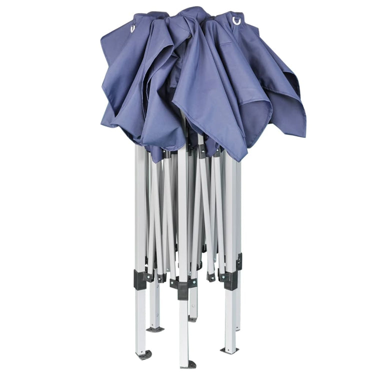 Vidaxl Partytent Popup Hexagonal Folding 3.6x3.1 M dunkelblau