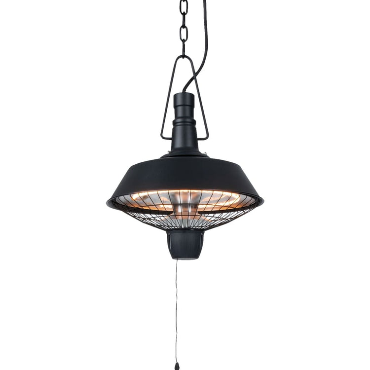 Gespenrter Gefangener Hang mit Indus 2100 W Halogenschwarz RSH16