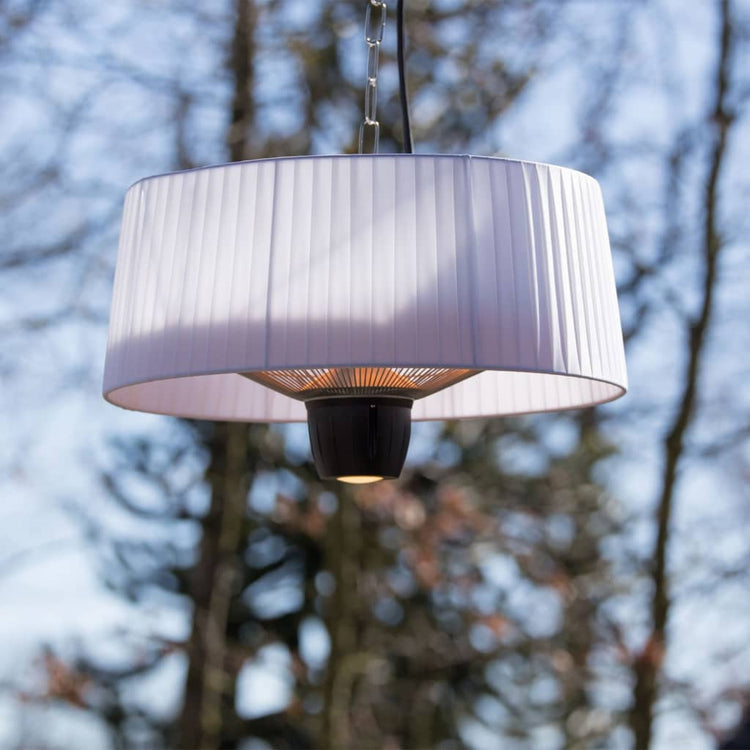 Gespannte Gespenge Terrassenheizung Artix kompakt 1500 W Halogene Weiße Artix C-HW