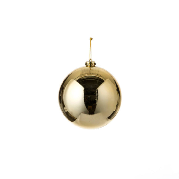 House of Seasons House of Seasons Weihnachtsball Gold Plastik D15 cm