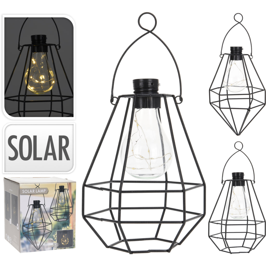 Basis -Glühbirne LED -Draht Lantar schwarzer Assorti