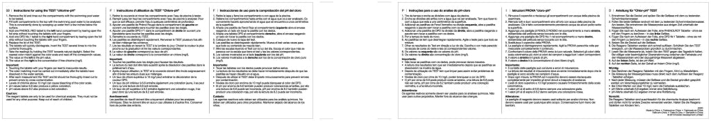 Interline -pH- und Chlor -Testsatz