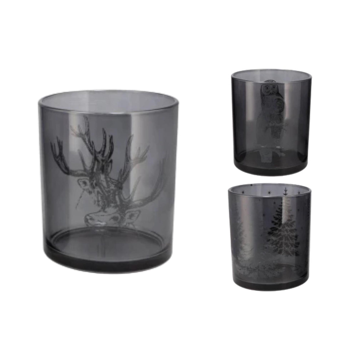 Teelichthalter Jolly Glas 7x7x8cm