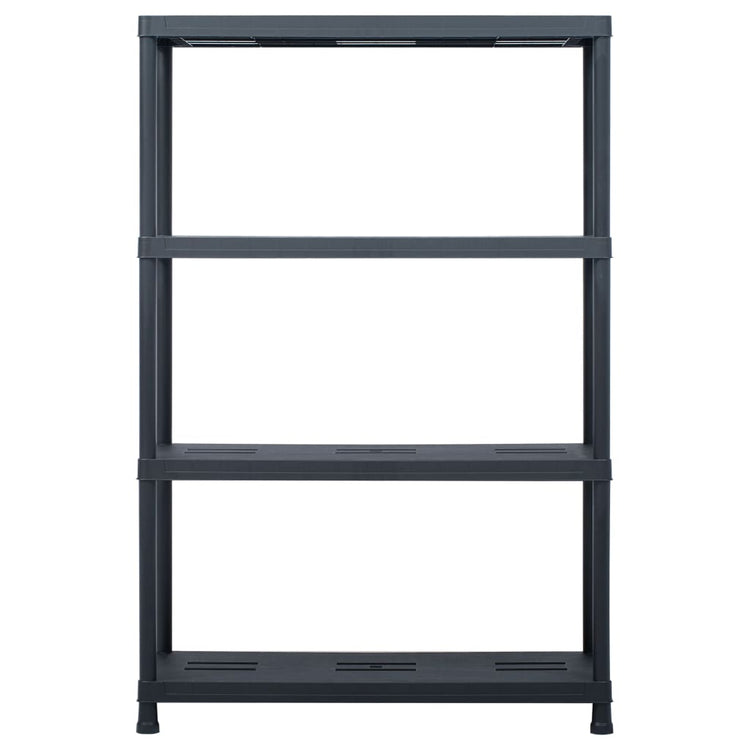 VIDAXL -LAGE RAGS 2 PCS 220 kg 90 x 40 x 138 cm Kunststoff Schwarz