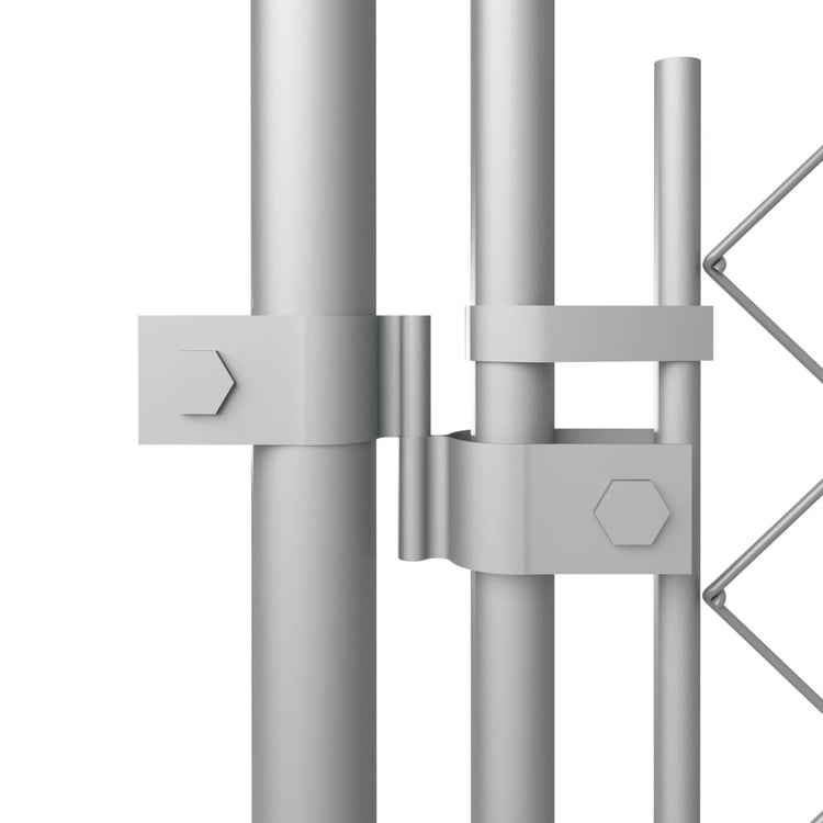 VIDAXL -Hundezwinger für außen mit Dach 7,6x3.8x2,3 m