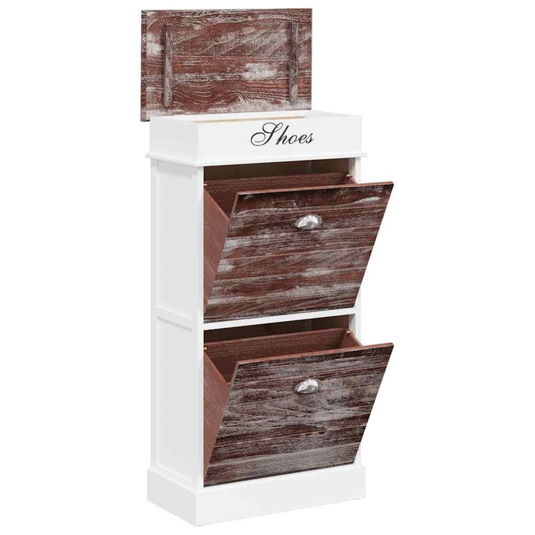 Vidaxl Schuhschrank 50x28x98 cm Paulowniahout Brown