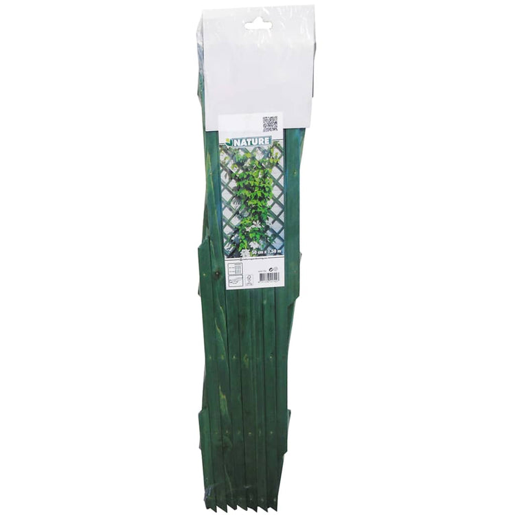 Nature Nature Garden Slat Werke 2 ST 50x150 cm Holz grün