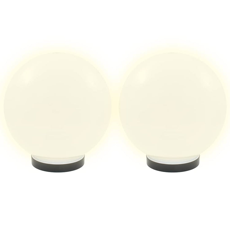 Vidaxl LED -Lampenlampen 4 Stcs rund 25 cm PMMA
