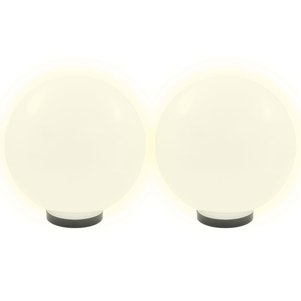 Vidaxl LED -Lampenlampen 4 Stcs rund 30 cm PMMA
