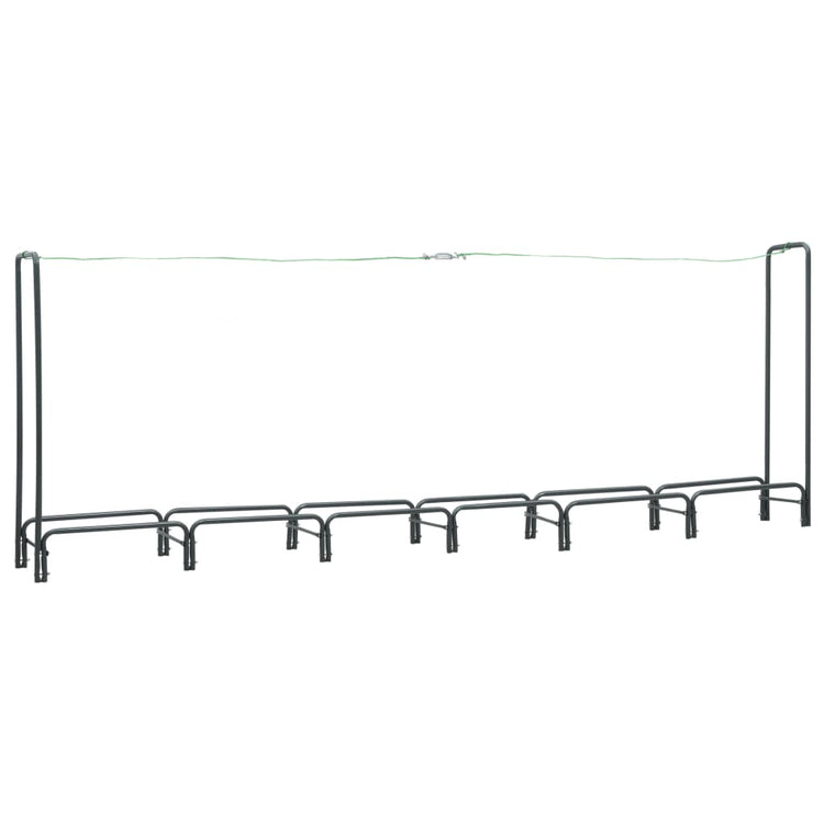 VIDAXL -Kamin 360x35x120 cm Stahlanthrazit