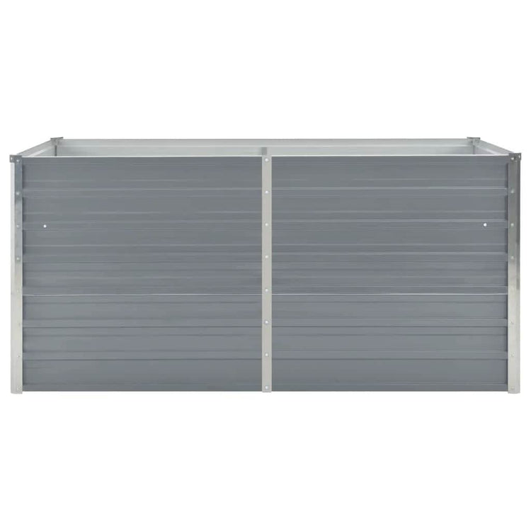 Vidaxl -Pflanzer erhöht 160 x 80 x 45 cm verzinkter Stahlgrau