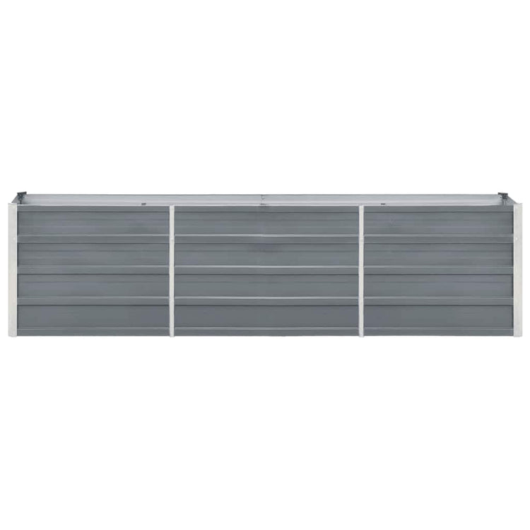 Vidaxl Pflanzer Einsatz 240x40x45 cm verzinkter Stahl grau