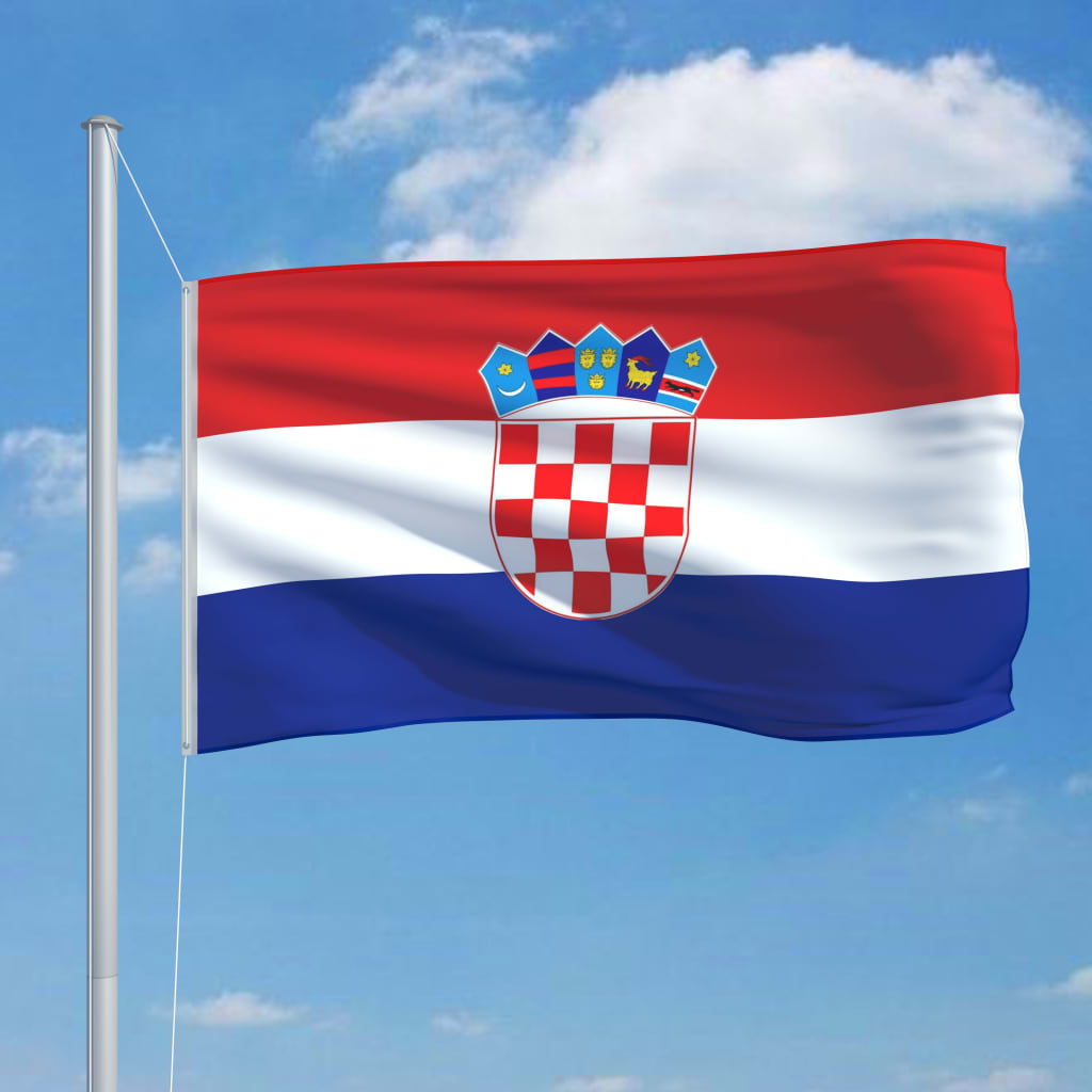 VidaXL Flagge Kroatien 90x150 cm