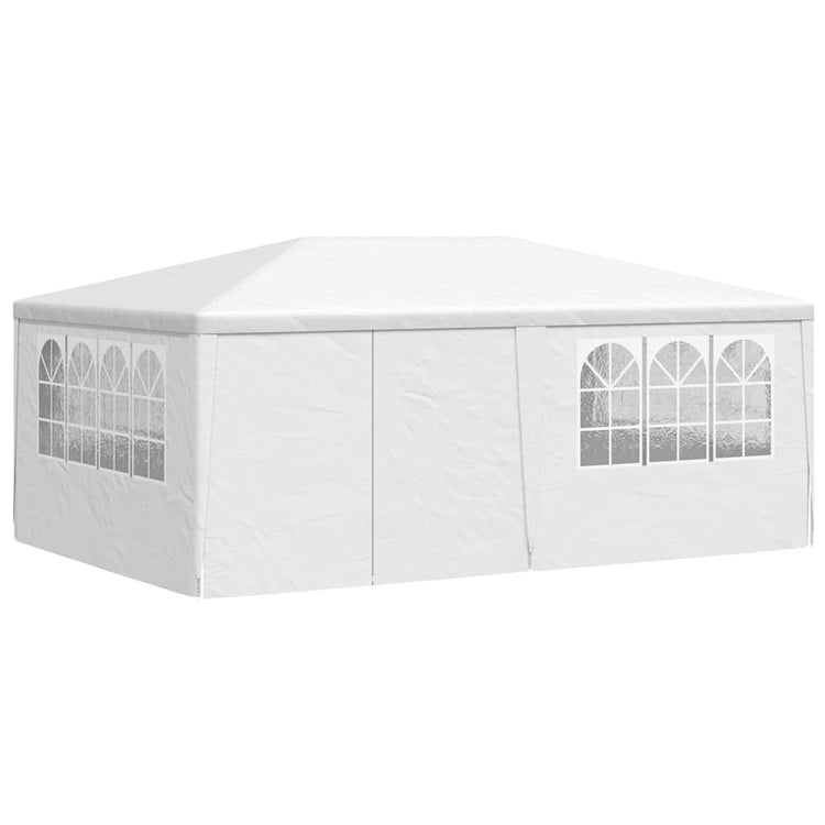 Vidaxl -Partyzelt mit Seitenwänden Professional 90 g m² 4x6 m Weiß