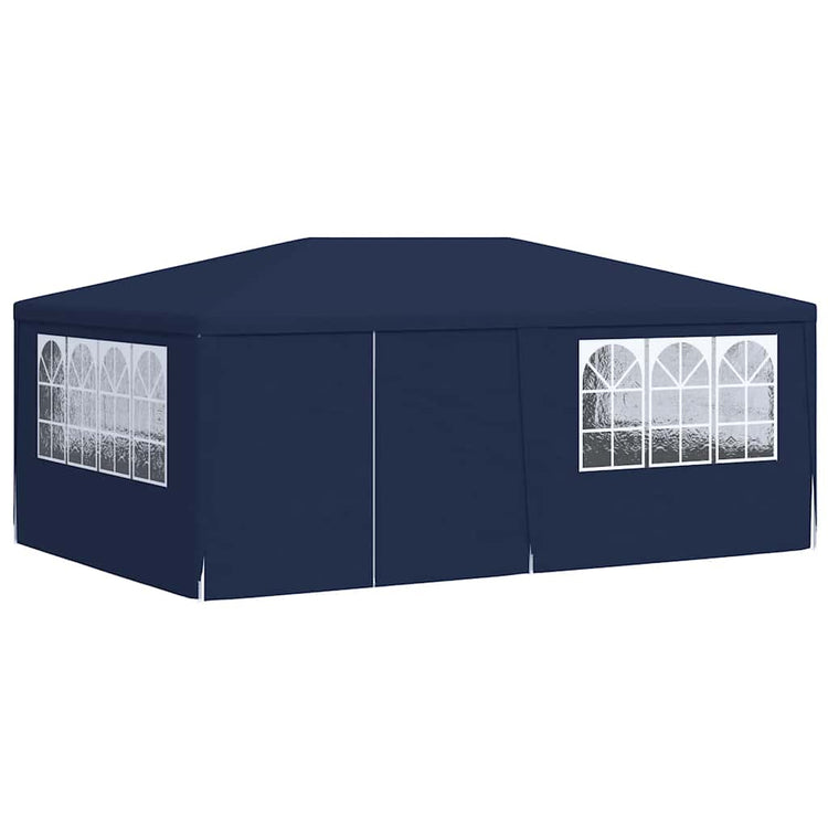 Vidaxl -Partyzelt mit Seitenwänden Professional 90 g m² 4x6 m blau