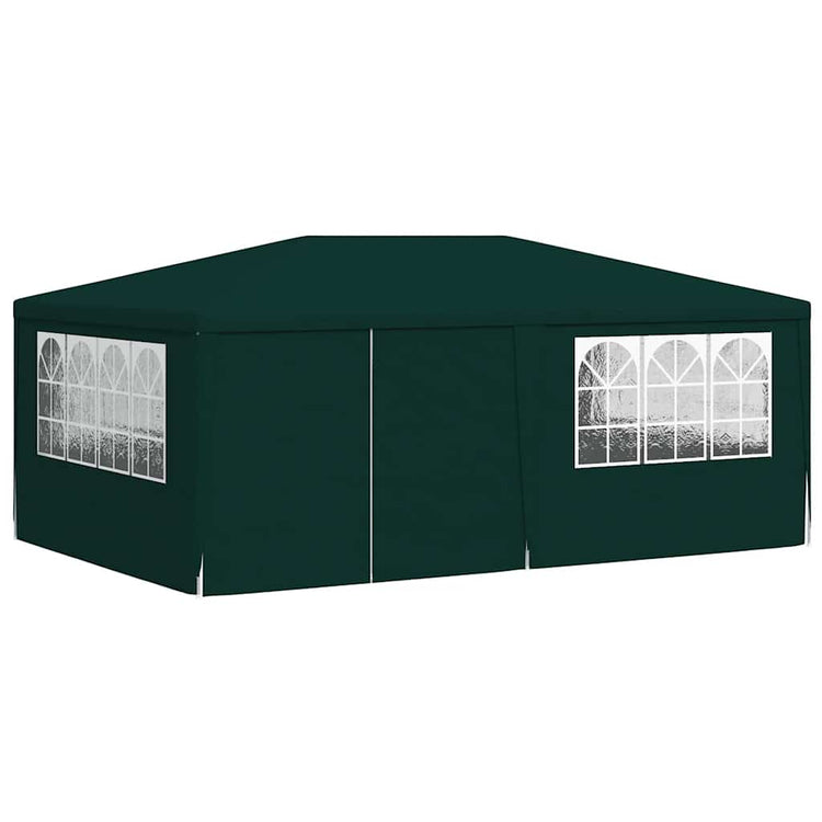 Vidaxl -Partyzelt mit Seitenwänden Professional 90 g m² 4x6 m grün