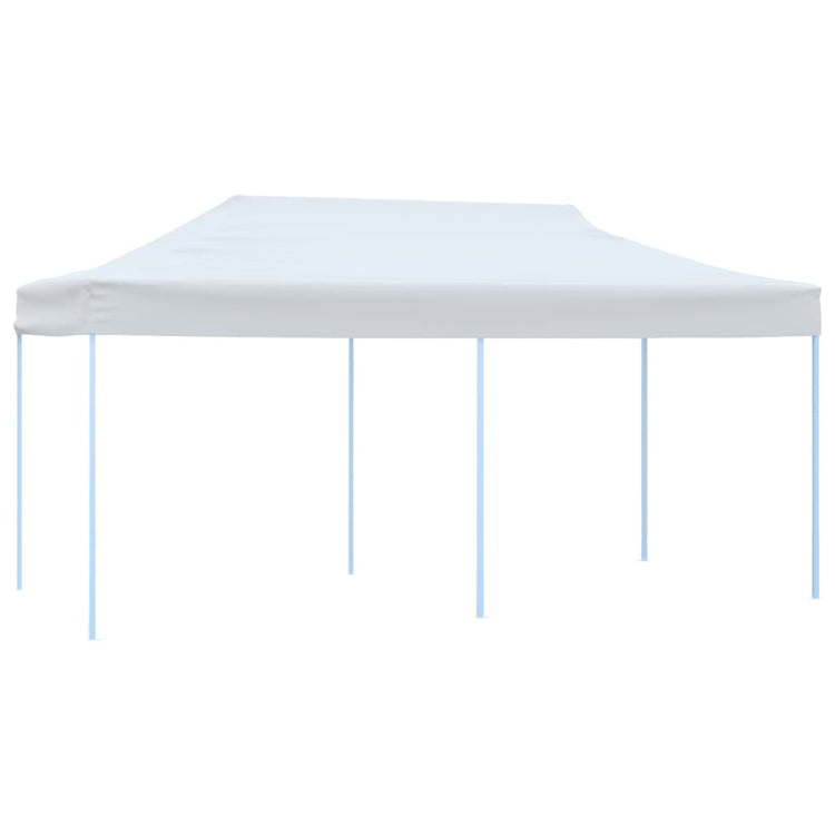 Vidaxl Partytent Popup mit Seitenwänden 3x6 m Stahlweiß