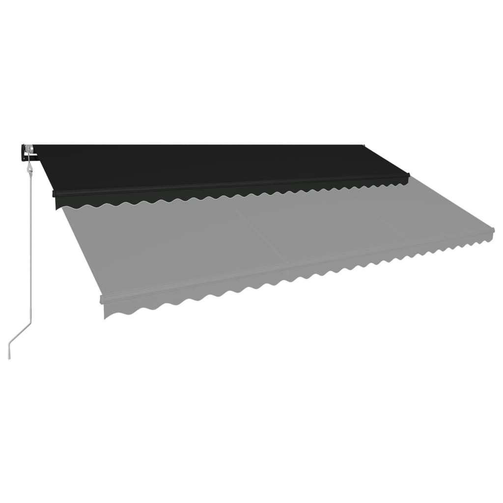 Vidaxl Luifel erweitert automatisch 600x300 cm Anthrazit