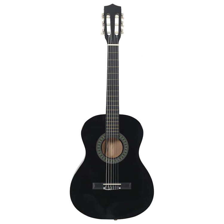 Vidaxl Gitarre Classic Anfänger und Kinder 3 4 36 Schwarz