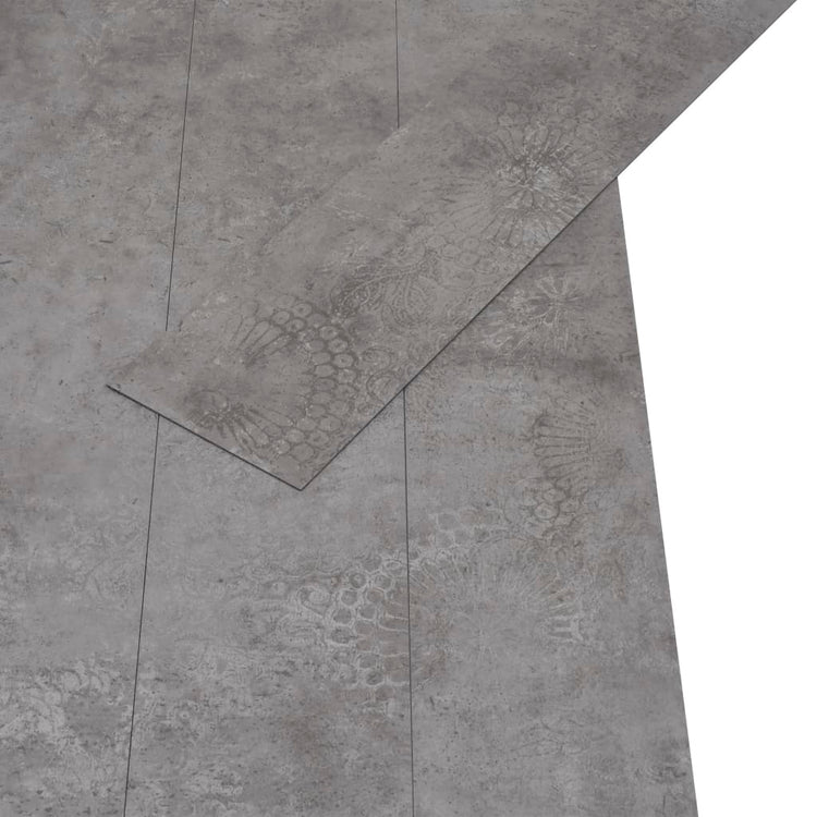 Vidaxl Dielen selbst -adhäsiv 5,02 m² 2 mm PVC -Betonglijs