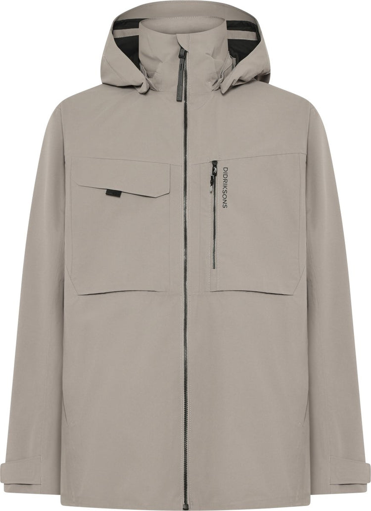 Didriksons Aston USX JKT 5 Unisex Outdoor-Jacke – Aschbraun