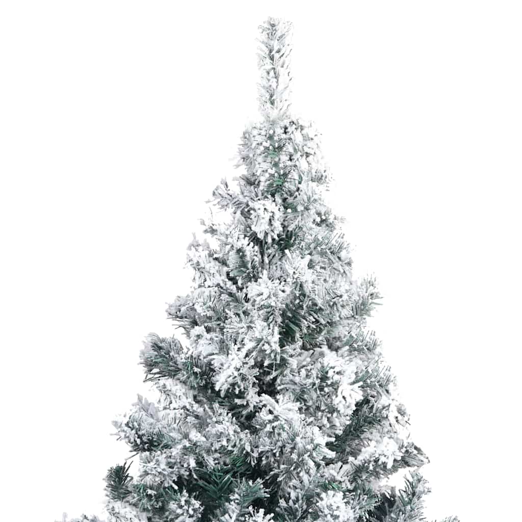 Vidaxl Kunstkerstboom mit Schnee 180 cm Grün
