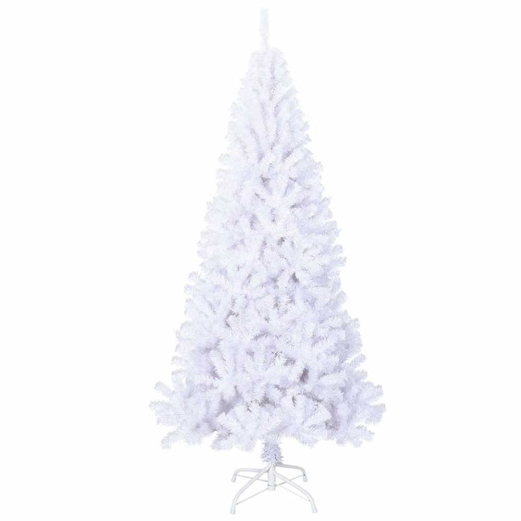 Vidaxl Kunstkerstboom mit dicken Zweigen 180 cm PVC Weiß