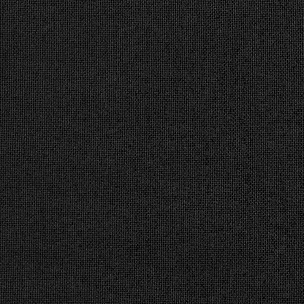 Vidaxl Vorhänge Leinen sehen verdammt haken 2 ST 140x175 cm Schwarz aus