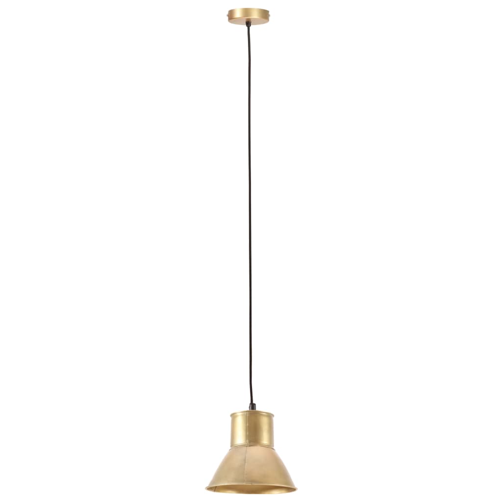 Vidaxl hängende Lampe um 25 W e27 17 cm Messingfarben