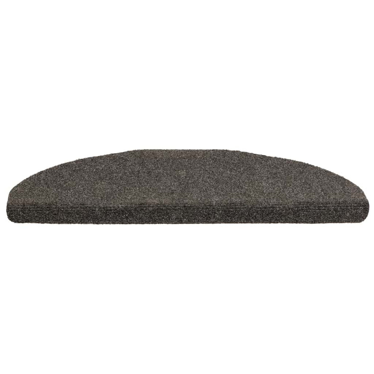 Vidaxl Treppenmatten Selbstadhäsiv 15 ST 65x21x4 cm Nadel fühlt Anthrazit Filz