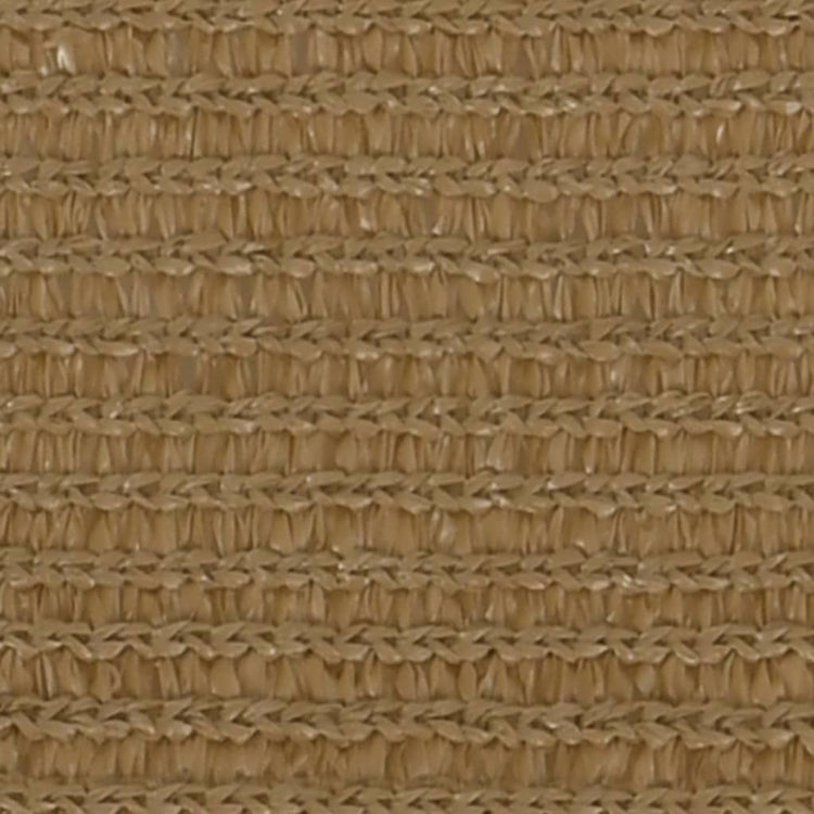 Vidaxl Zonnezeil 160 g m² 3,6 x 3,6 M HDPE Taupe