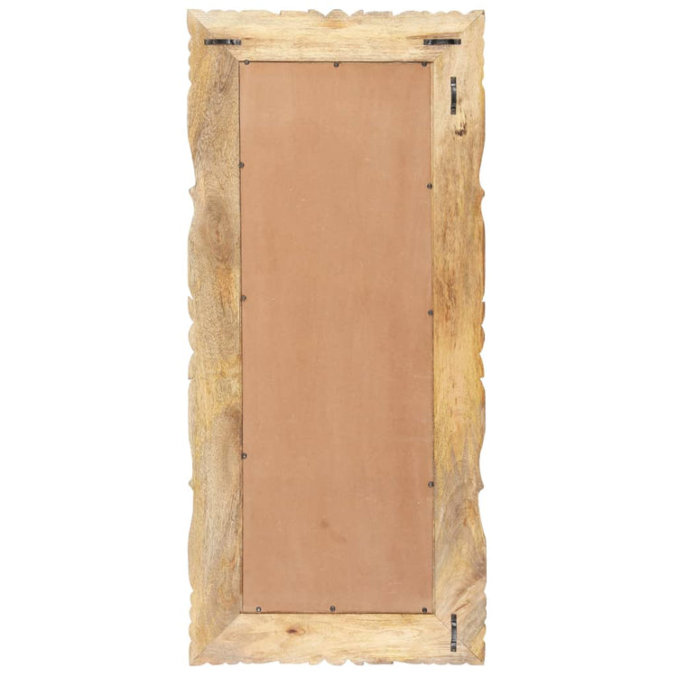 Vidaxl Mirror 110x50 cm Festes Mangoholz