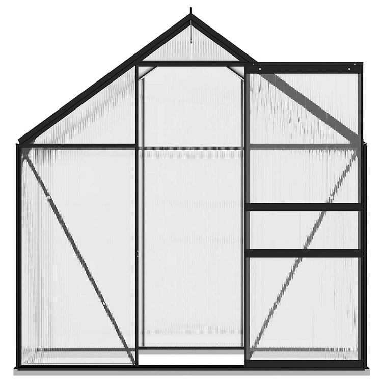 Vidaxl Tuinkas 2,47 M³ Aluminium Anthrazit -gelöscht