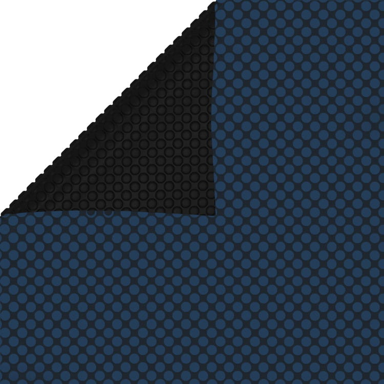 Vidaxl Pool Folie Solar schweben 1000 x 500 cm PE schwarz und blau