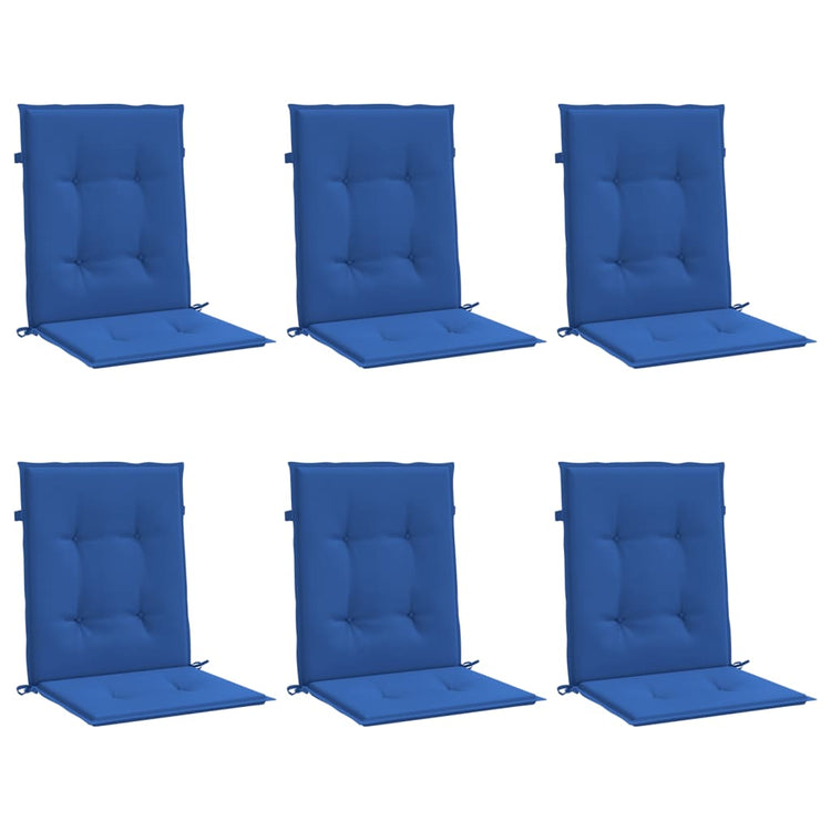 Vidaxl Gartenstuhl Kissen 6 Stcs 100x50x3 cm Oxford Fabric Royal Blue