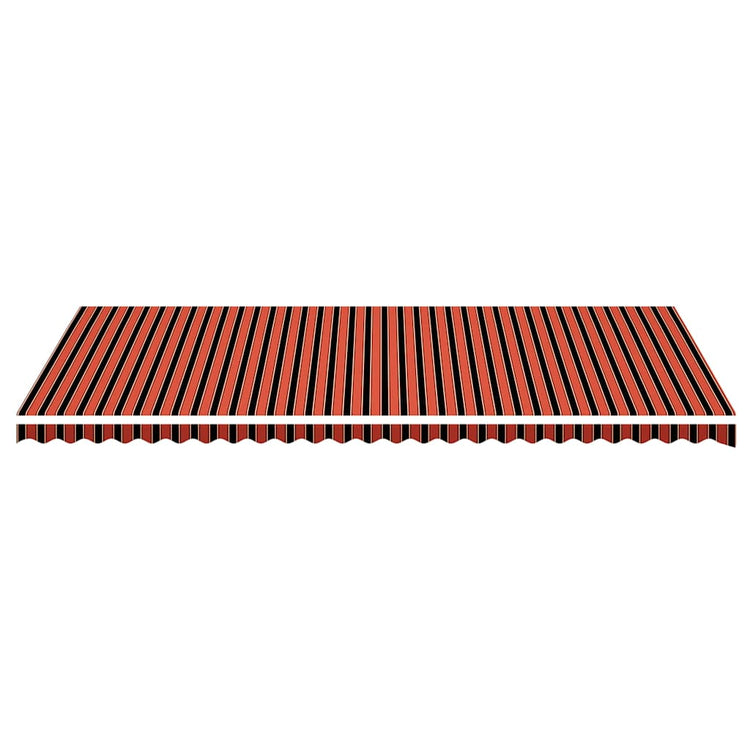 Vidaxl Ersatztuch für Luifel 6x3,5 m orange und braun