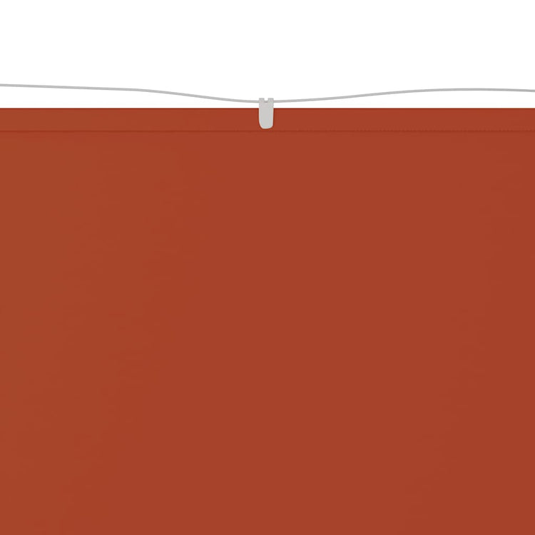 Vidaxl Luifel vertikal 100x1000 cm Oxford Fabric Terracotta -Colored