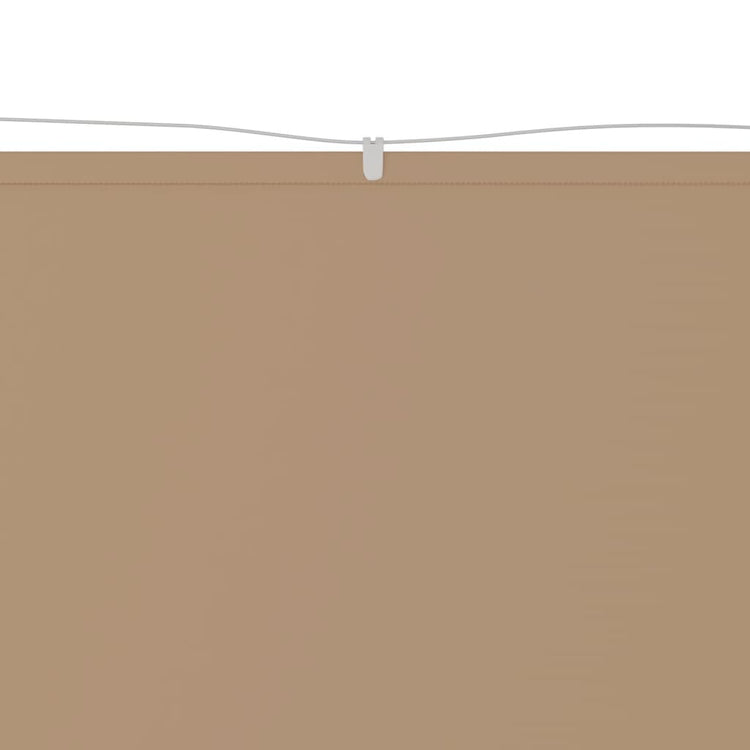 Vidaxl Luifel Vertikal 100x360 cm Oxford Stofftaupe