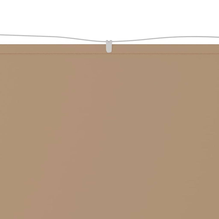 Vidaxl Luifel Vertikal 100x100 cm Oxford Stofftaupe